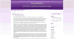 Desktop Screenshot of ironmodeler.com